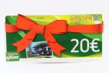 Geschenkkarte GRÜNE Tankstelle 20€