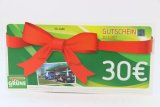 Geschenkkarte GRÜNE Tankstelle 30€