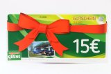 Geschenkkarte GRÜNE Tankstelle 15€